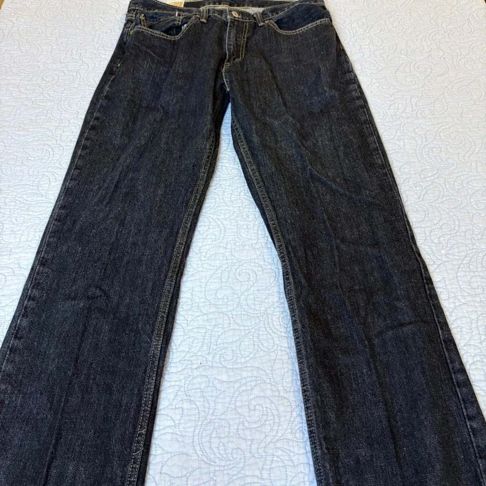 Levis 559 Relaxed Straight Jeans Mens 34(32)x34(31) Dark Indigo Denim 00559-4010